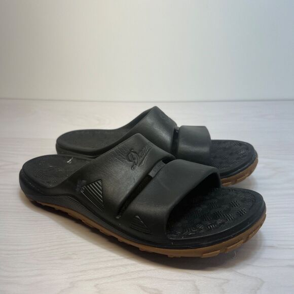 Danner Shelter Cove Slide Sandals Mens Size 10 Slip On Black Vibram - Picture 1 of 10